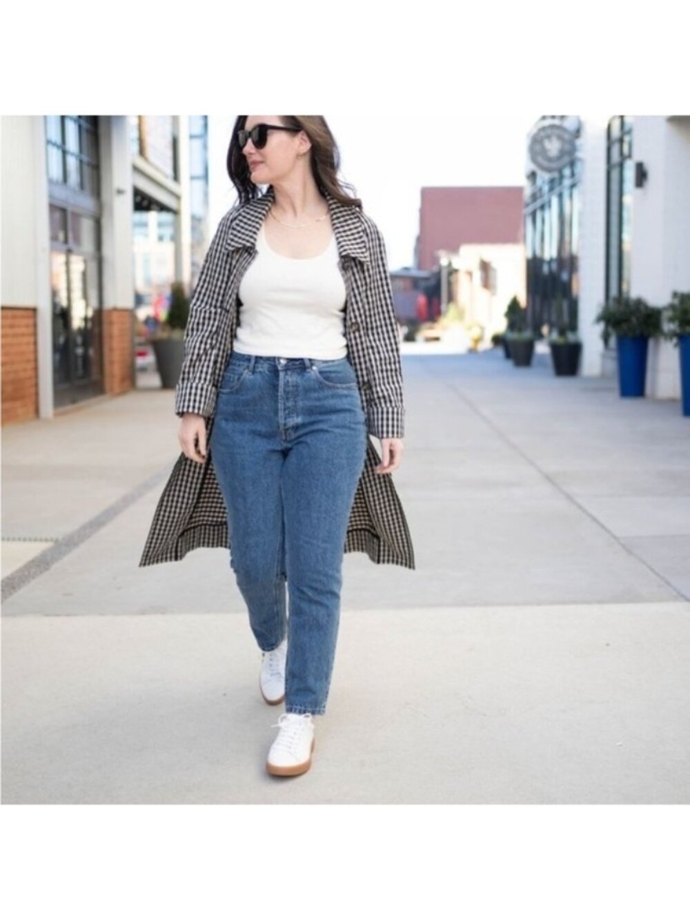 Everlane The Curvy 90s Cheeky Straight Ankle Jean Woman 27 Blue Streetwear